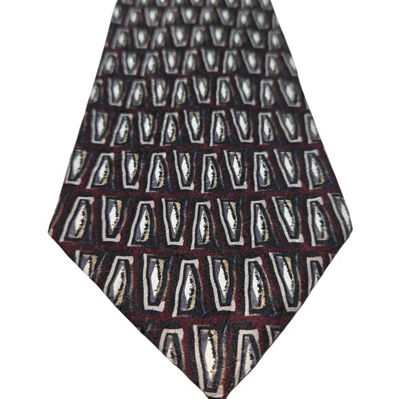 J.Z Richards 100% Silk Luxury Fashion Tie 3 3/4 wide 58 long - Picture 1 of 3